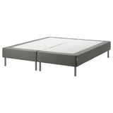 ESPEVÄR Slatted mattress base with legs, dark grey, 160x200 cm