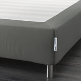 ESPEVÄR Slatted mattress base with legs, dark grey, 140x200 cm