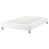 ESPEVÄR Slatted mattress base with legs, white, 140x200 cm