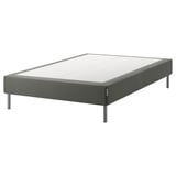 ESPEVÄR Sprung mattress base with legs, dark grey, 140x200 cm