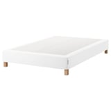 ESPEVÄR Sprung mattress base with legs, white, 140x200 cm
