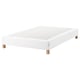 Option: ESPEVÄR Sprung mattress base with legs, white, 140x200 cm