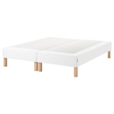 ESPEVÄR Sprung mattress base with legs, white, 160x200 cm