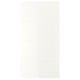 Option: FÄRVIK 4 panels for sliding door frame, white glass, 100x201 cm