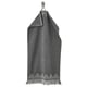 Option: FJÄLLSTARR Hand towel, dark grey, 40x70 cm