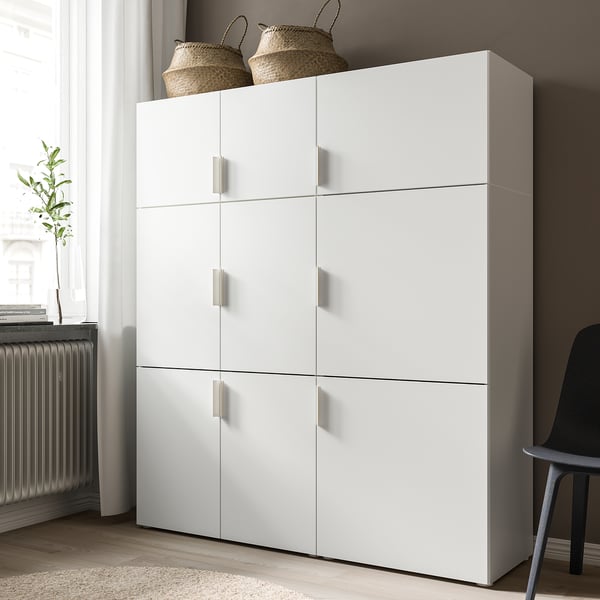 FONNES Door with hinges, white, 60x40 cm