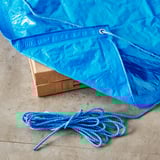 FRAKTA Tarpaulin rope, blue