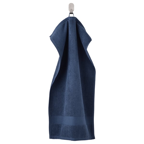 FREDRIKSJÖN Hand towel, dark blue, 40x70 cm