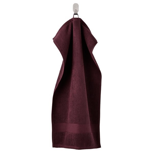 FREDRIKSJÖN Hand towel, deep red, 40x70 cm