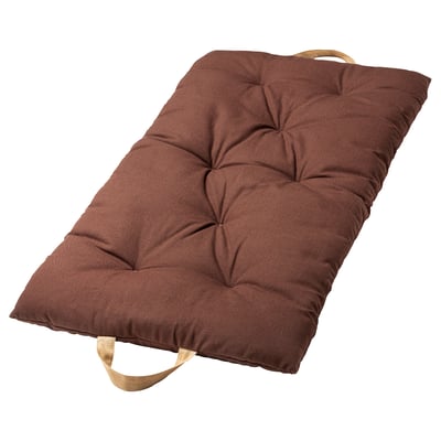 GOKVÄLLÅ Floor cushion, brown, 45x90 cm