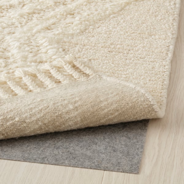 GULLHAVREN Rug, high pile, beige, 240x300 cm