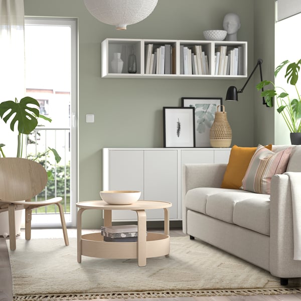 GULLHAVREN Rug, high pile, beige, 240x300 cm