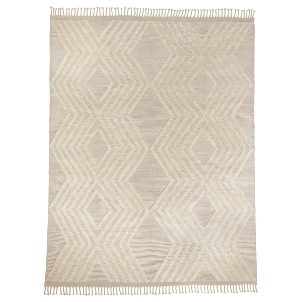 GULLHAVREN Rug, high pile, beige, 240x300 cm
