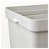 HÅLLBAR Bin, light grey, 10 l