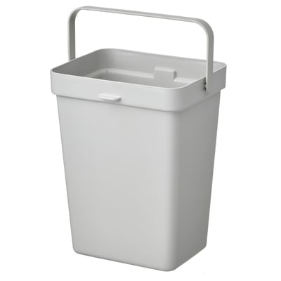 HÅLLBAR Bin, light grey, 10 l