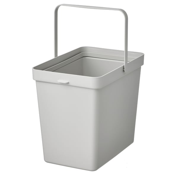 HÅLLBAR Bin, light grey, 22 l