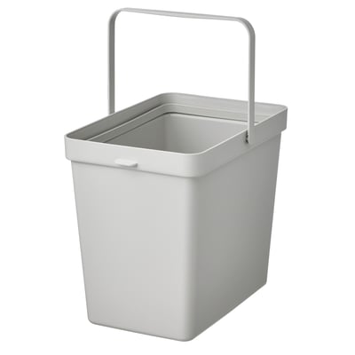 HÅLLBAR Bin, light grey, 22 l