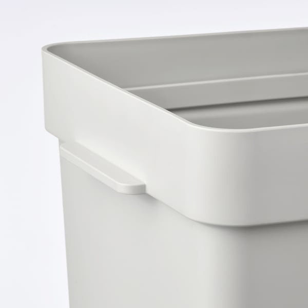 HÅLLBAR Bin, light grey, 35 l