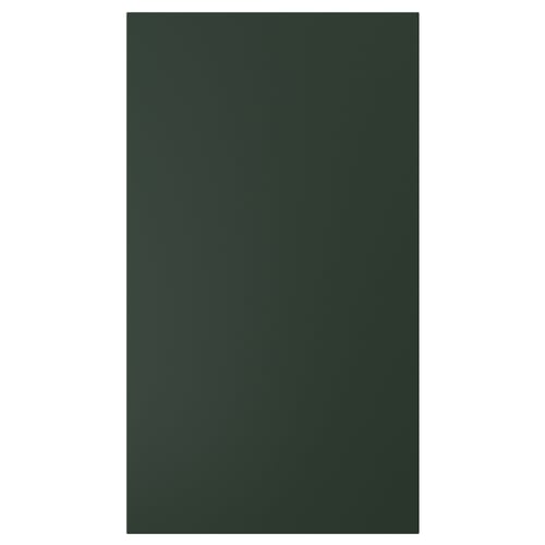 Dark green rectangular panel, smooth matte finish, straight edges, simple minimalist design for furniture.
