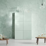 HJORTVIKEN Door, pale grey-green, 60x64 cm