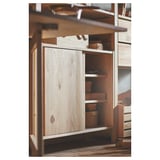 IVAR Cabinet with sliding doors, pine, 80x30x60 cm