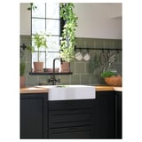 KARLBY Custom made worktop, oak/veneer, 63.6-125x3.8 cm