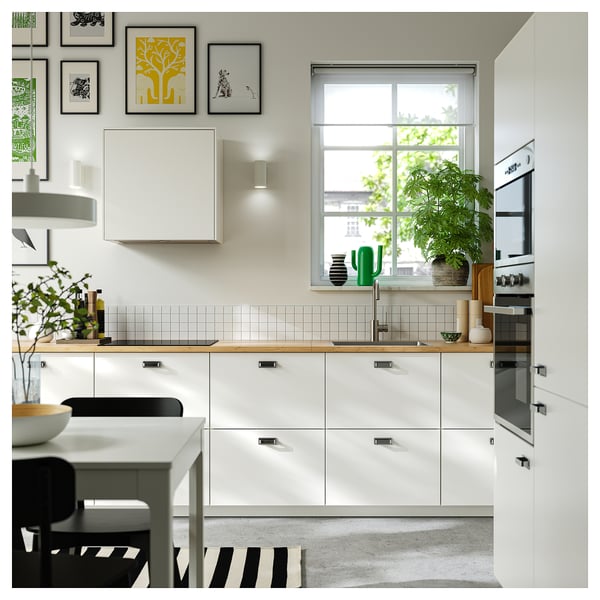 KARLBY Custom made worktop, oak/veneer, 30-45x3.8 cm