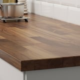 KARLBY Worktop, walnut/veneer, 186x3.8 cm