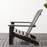 KLÖVEN Deck chair, outdoor, dark brown