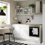 KNOXHULT Kitchen, white, 180x61x220 cm