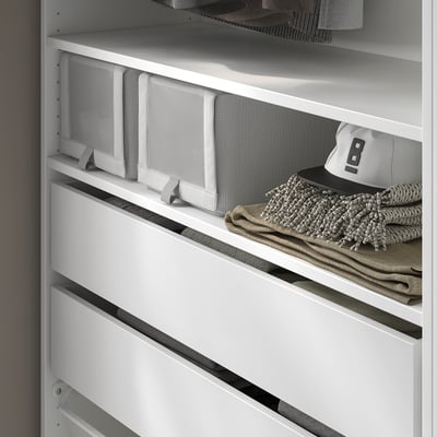 KOMPLEMENT Shelf, white, 100x35 cm