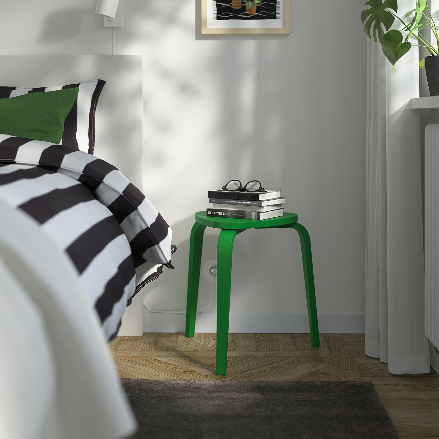 KYRRE stool, green - IKEA Norway