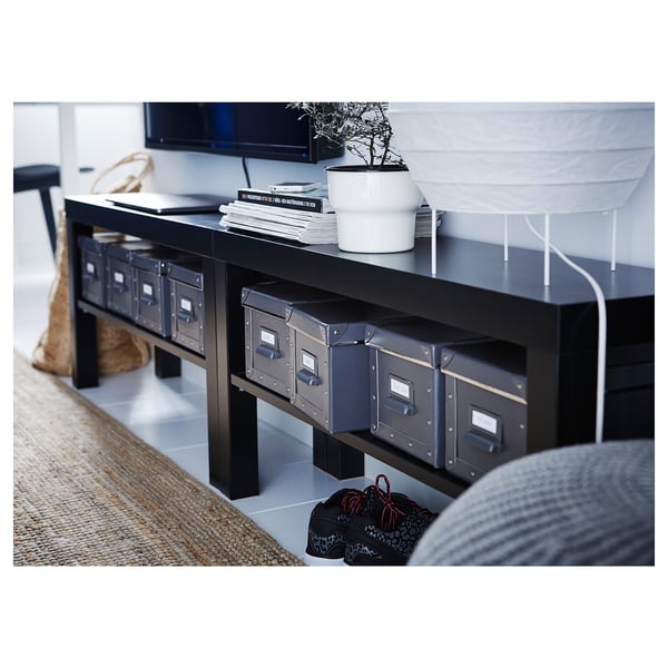 LACK TV bench, black, 90x26x45 cm
