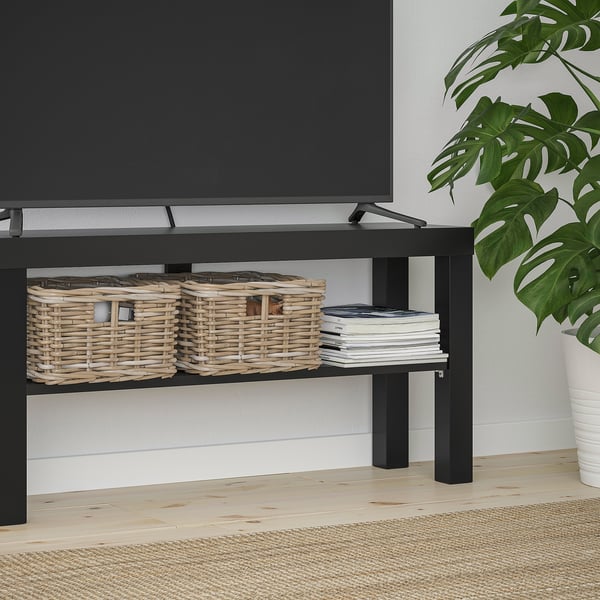 LACK TV bench, black, 90x26x45 cm