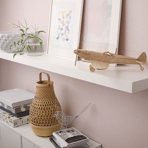 LACK Wall shelf, white, 110x26 cm