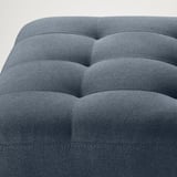 LANDSKRONA Footstool, Gunnared blue/metal