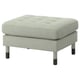 LANDSKRONA Footstool, Gunnared light green/wood/black