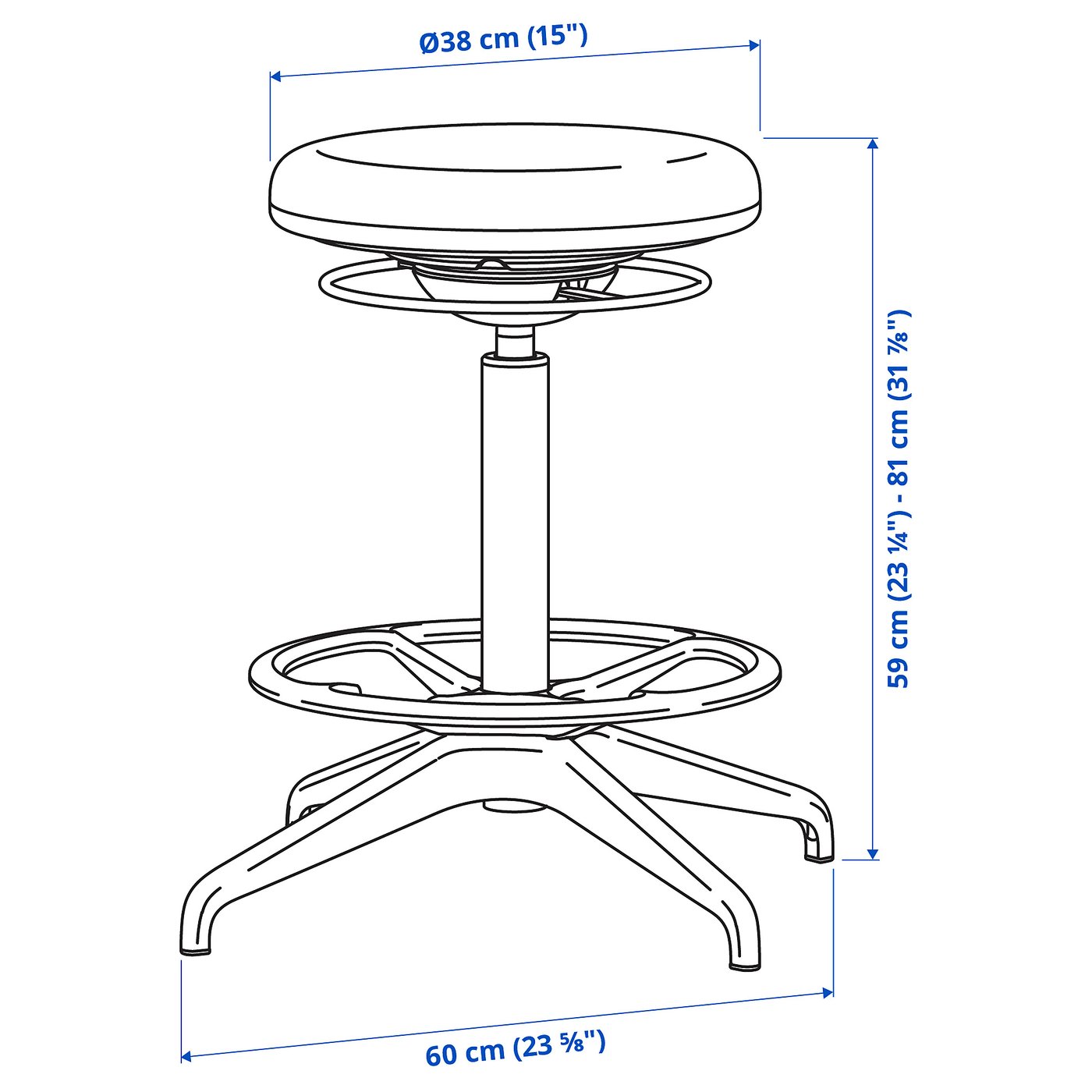 【美品】IKEA イケア LIDKULLEN リドクレン 昇降式椅子 スツール 美品IKEA LIDKULLENリドクレン昇降式椅子スツール送料込み - メルカリ