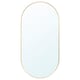 LINDBYN Mirror, gold-colour, 60x120 cm