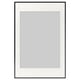 LOMVIKEN Frame, black, 61x91 cm