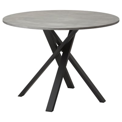 MARIEDAMM Table, dark grey, 105 cm