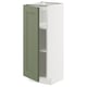METOD Base cabinet with shelves, white/Axstad grey-green, 30x37 cm