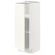 METOD Base cabinet with shelves, white/Vallstena white, 30x37 cm