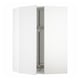 METOD Corner wall cabinet with carousel, white/Stensund white, 68x100 cm