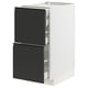 METOD / MAXIMERA Base cb 2 frnts/2 low/1 md/1 hi drw, white/Upplöv matt anthracite, 40x60 cm