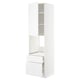 METOD / MAXIMERA Hi cab f ov w dr/2 frnt/1 m/1 h drw, white/Axstad matt white, 60x60x220 cm
