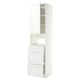 METOD / MAXIMERA High cabinet f built-in appliances, white Enköping/white wood effect, 60x60x240 cm