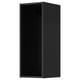 METOD Wall cabinet frame, black-grey, 30x37x80 cm