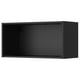 METOD Wall cabinet frame, black-grey, 80x37x40 cm