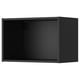 METOD Wall cabinet frame, black-grey, 60x37x40 cm